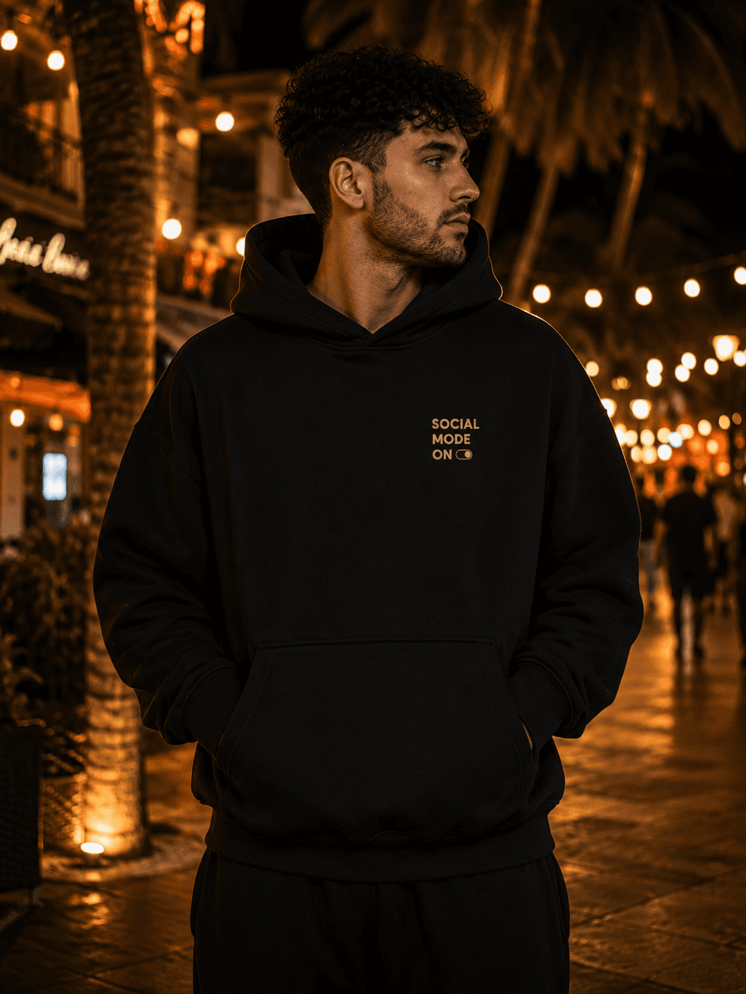 Social Mode Hoodie — Bachata Nights Edition